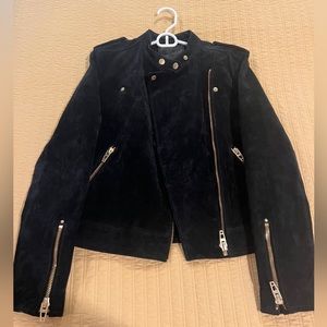 Blank NYC suede black jacket